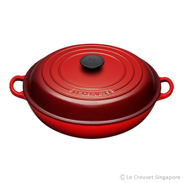 Le Creuset Cast Iron French Ovens & Casseroles_BuffetCasserole_red