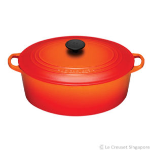 Le Creuset Cast Iron French Ovens & Casseroles_Oval_Flame vs