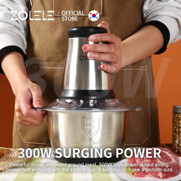 ZOLELE Stainless Steel Blender 2L ZD002 (1 Year Warranty)- grinder