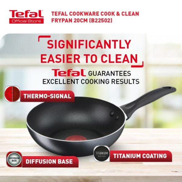 Tefal Cookware Cook & Clean Frypan 3 usp